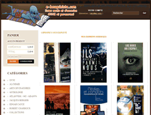 Tablet Screenshot of e-bouquiniste.com